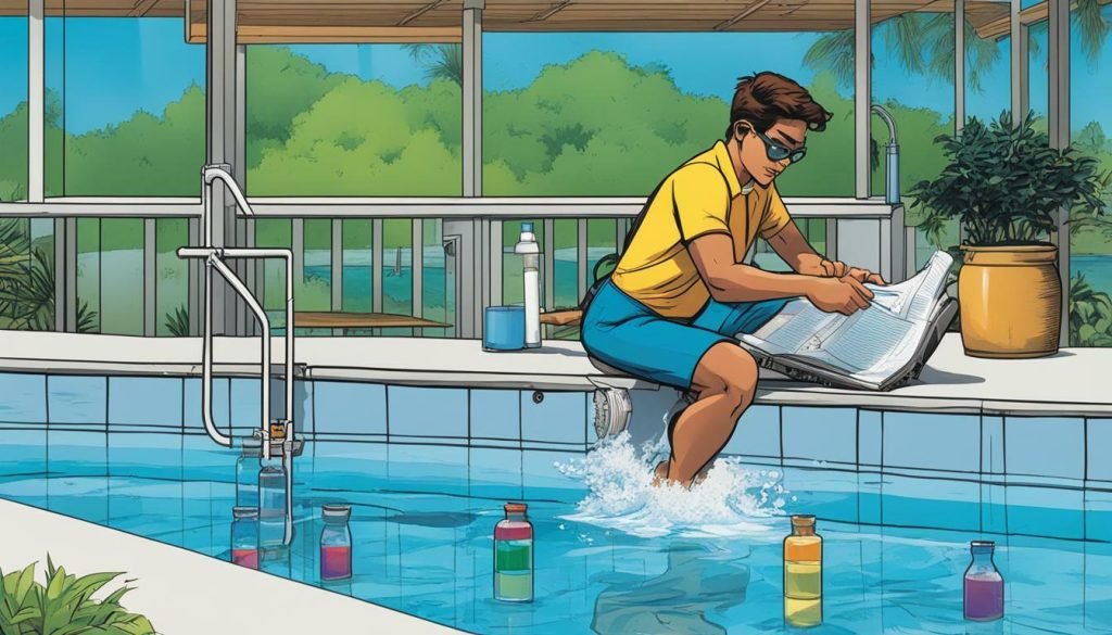 pool water testing pool water testing