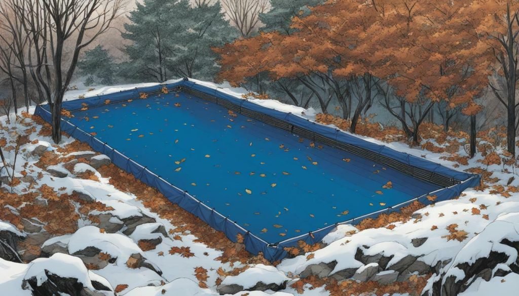 pool winter cover