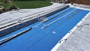 How long does it take to install an automatic pool cover?